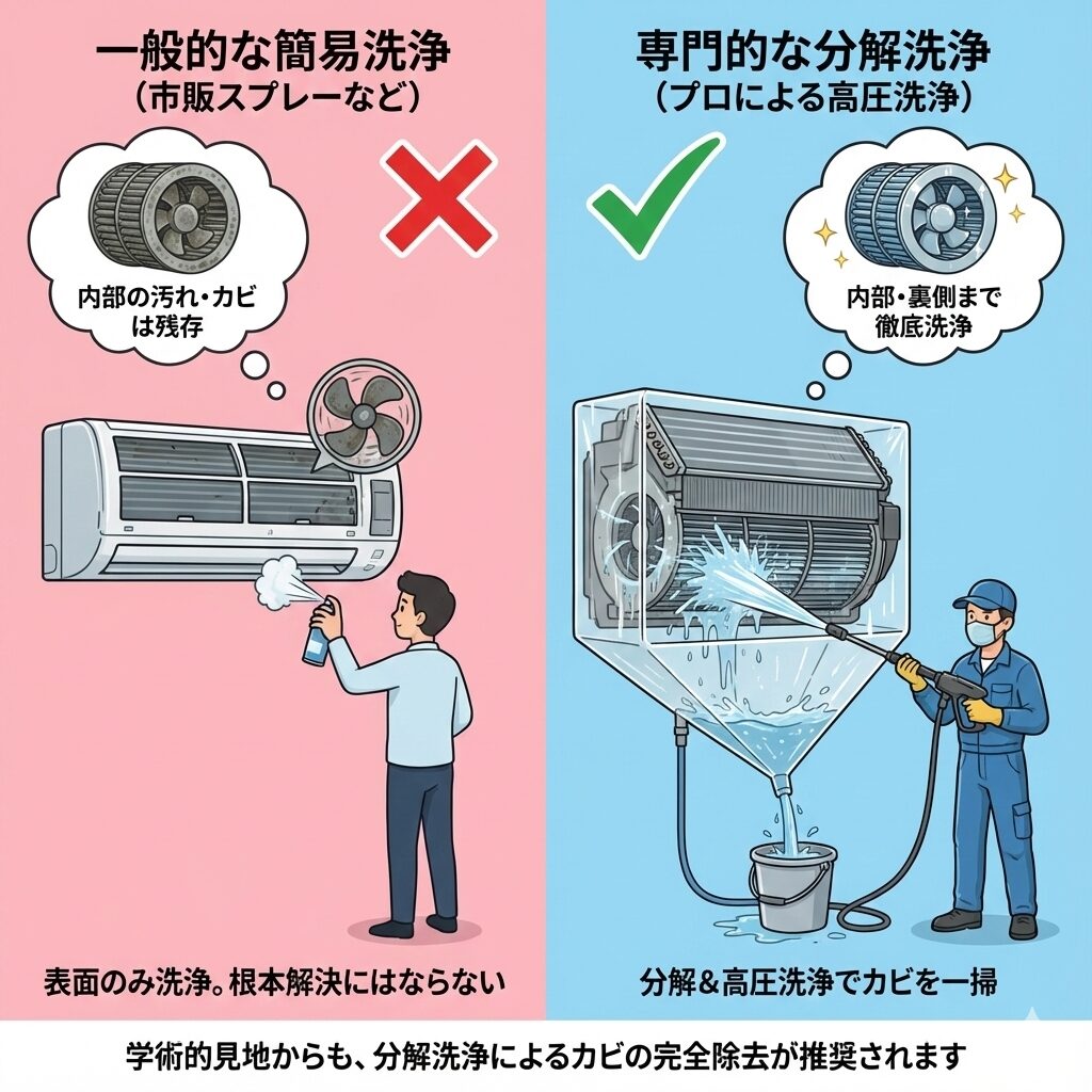 業務用エアコンの専門的分解洗浄