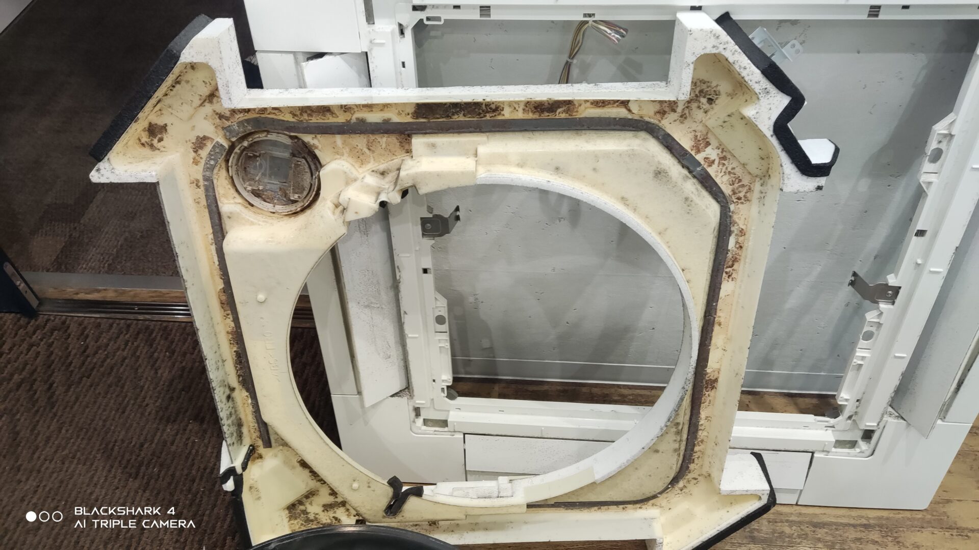 ファン取り外し 清掃前